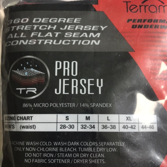 Terramar Men’s Pro Jersey Boxer Brief 4 packs - Picture 5 of 5
